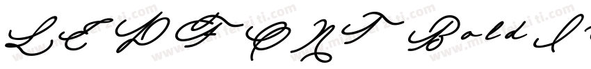 LED_FONT Bold Italic字体转换